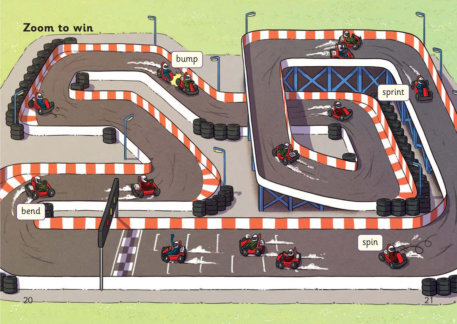 Big Cat Phonics for Little Wandle Letters and Sounds Revised – Age 7+ - Fun on the Track: Phase 4 Set 1 - Image 4