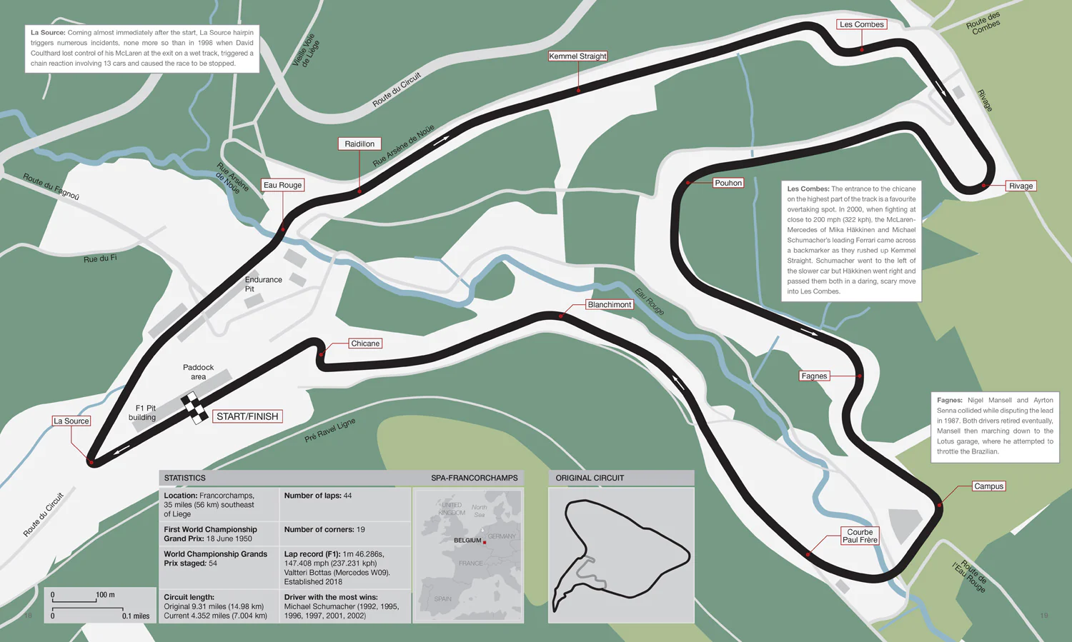 Formula 1 Circuits: Maps and statistics from every Grand Prix track (Second edition) - Image 3