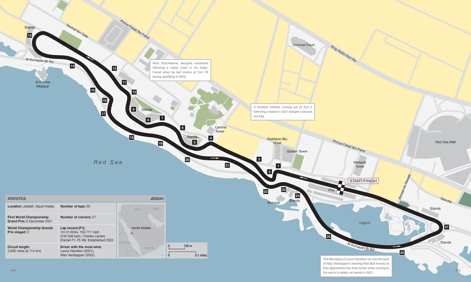 Formula 1 Circuits: Maps and statistics from every Grand Prix track (Second edition) - Image 5