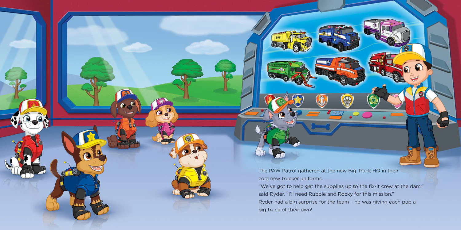 PAW Patrol Big Truck Pups Picture Book - Image 3