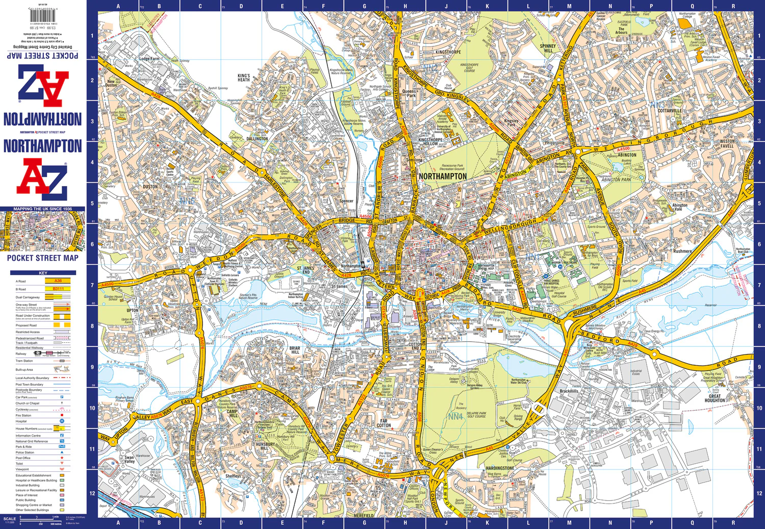 Northampton A-Z Pocket Street Map: Accurate street map for easy navigation - Image 2