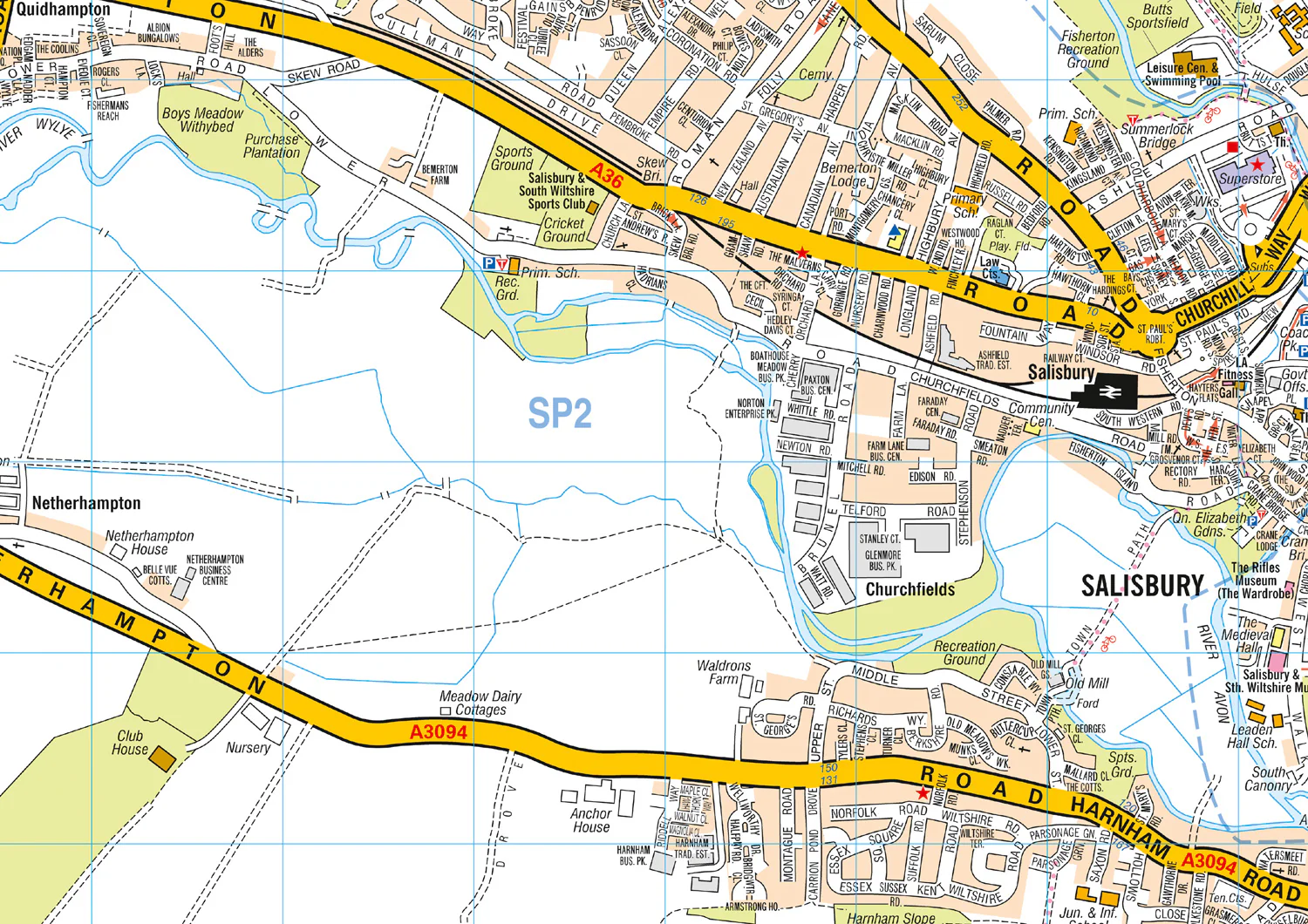 Salisbury A-Z Pocket Street Map: Accurate street map for easy navigation - Image 3