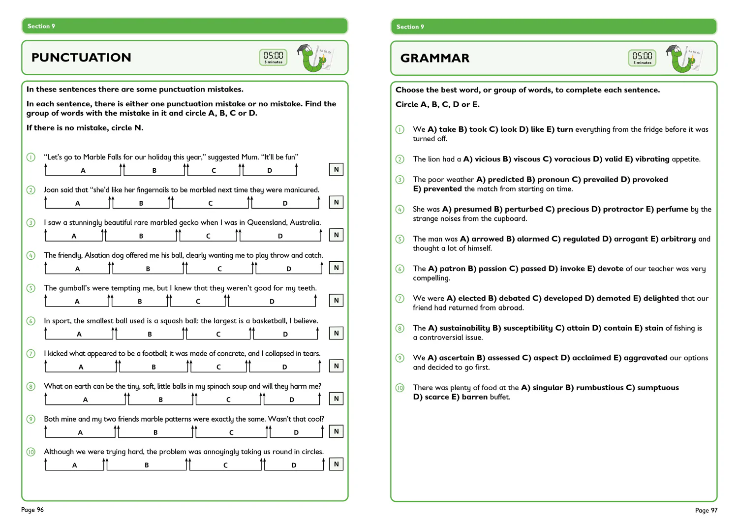 Collins 11+ - 11+ Comprehension and Spelling, Punctuation & Grammar Support and Practice Workbook: For the GL Assessment 2026 tests - Image 5