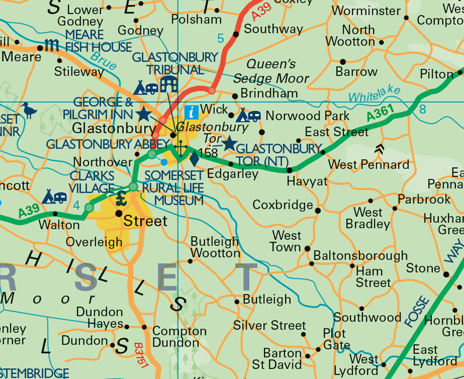 Somerset Pocket Map: The perfect way to explore Somerset - Image 3