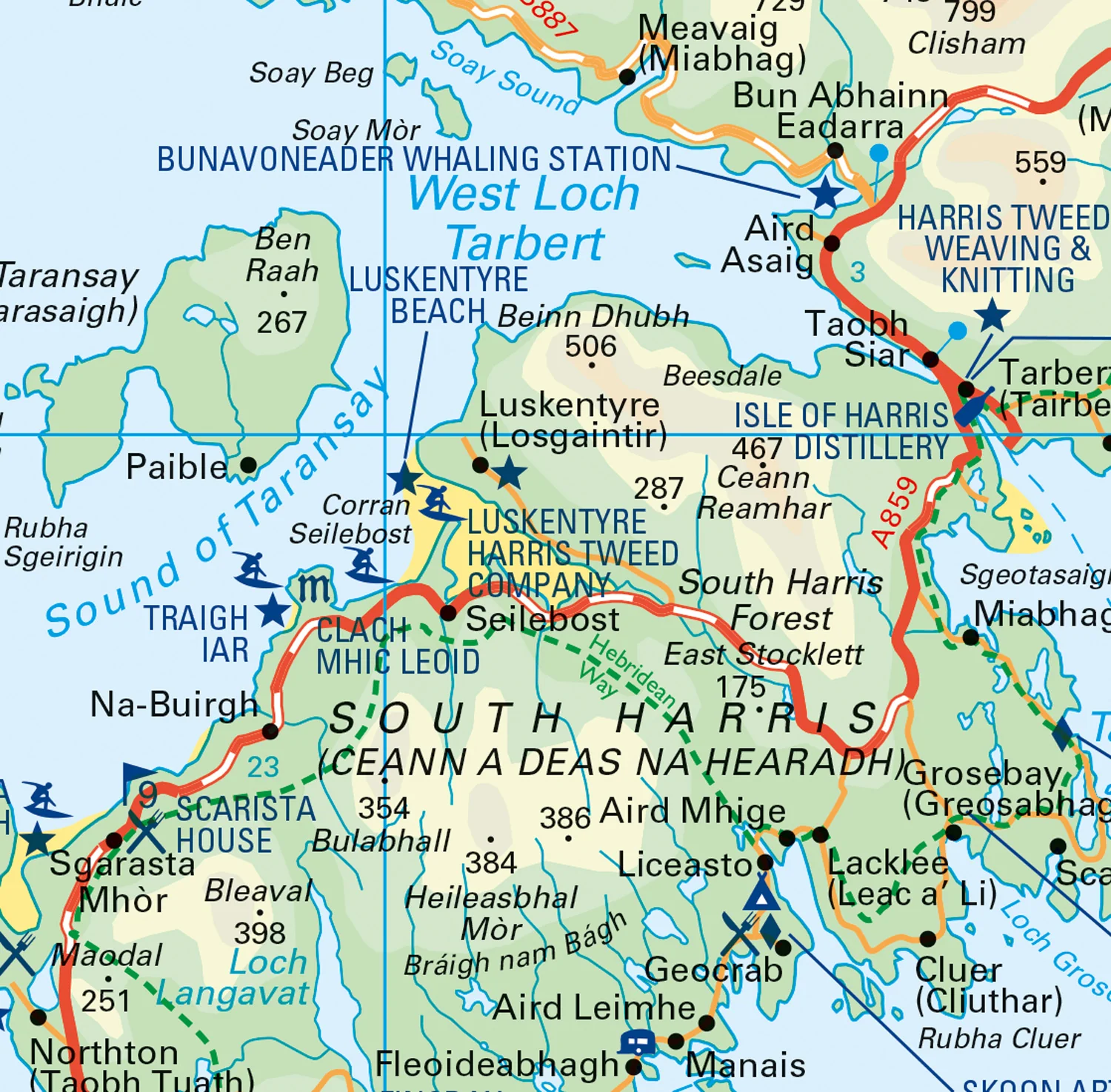 Outer Hebrides Pocket Map: The perfect way to explore the Western Isles (Second edition) - Image 4