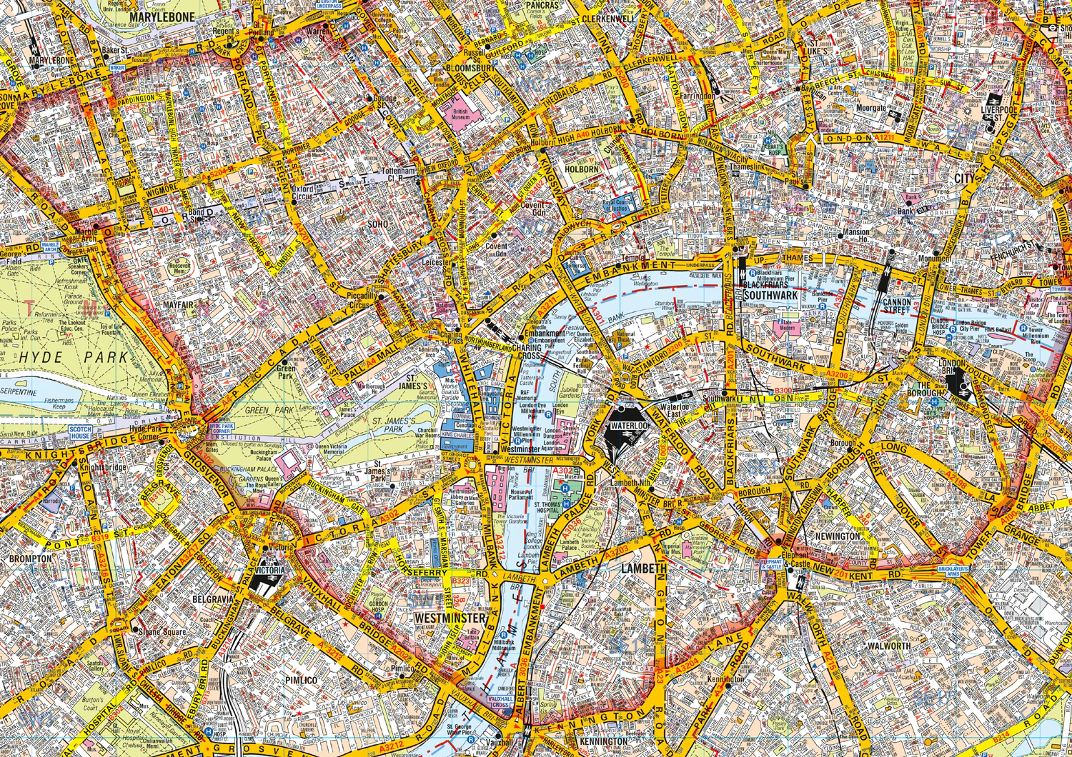 London A-Z Premier Map: (New 13th edition) - Image 3