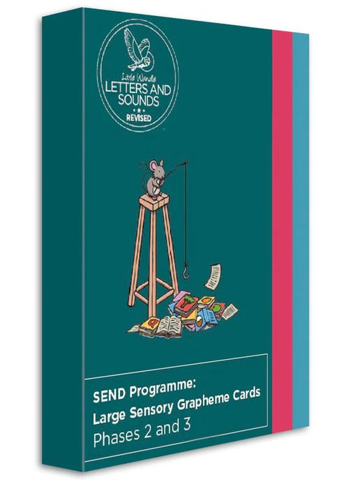 Big Cat Phonics for Little Wandle Letters and Sounds Revised - SEND Programme: Large Sensory Grapheme Cards: Phases 2 and 3