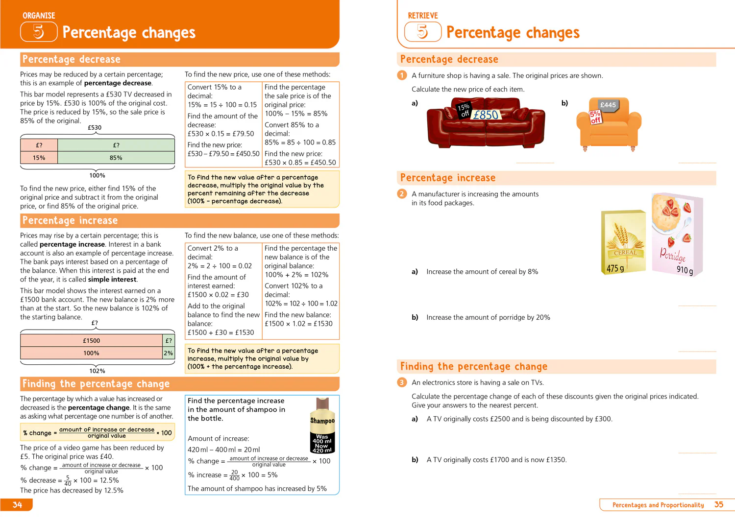 Collins KS3 Revision - KS3 Maths Year 8: Organise and retrieve your knowledge: Ideal for Year 8 - Image 3