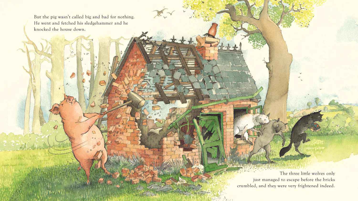 Three Little Wolves And The Big Bad Pig: (Anniversary edition) - Image 3