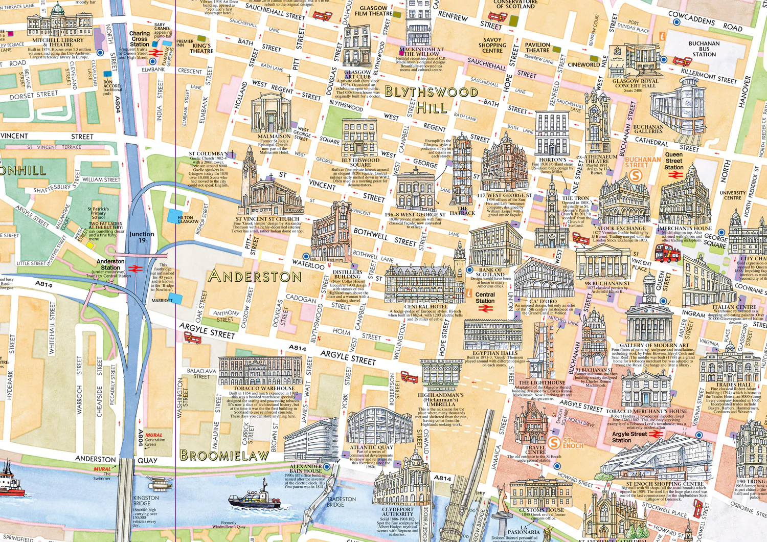 Discovering Glasgow Illustrated Map: Ideal for exploring (Third edition) - Image 4