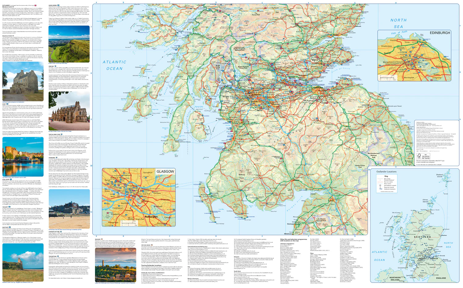 Collins Scotland Film and TV Location Map - Image 4