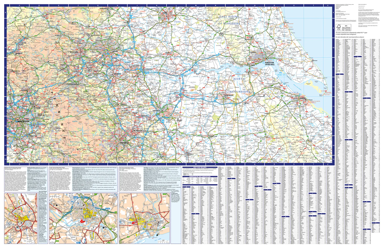 Yorkshire A-Z Visitors Map - Image 4