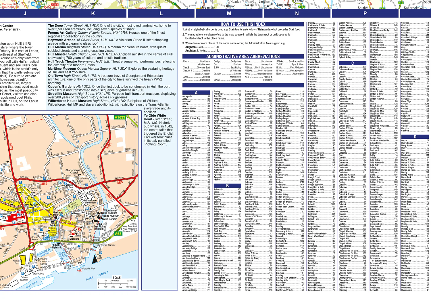 Yorkshire A-Z Visitors Map - Image 5
