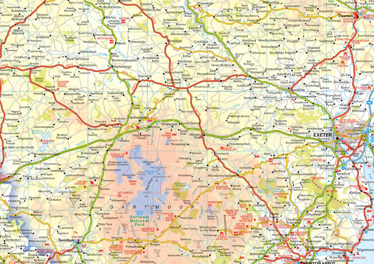 Devon A-Z Visitors Map: (Tenth edition) - Image 3