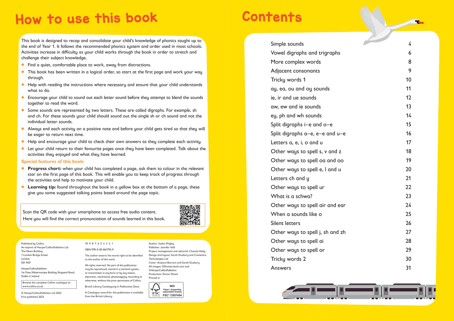 Collins Easy Learning KS1 - Phonics Catch-up Activity Book Ages 6+: Ideal for home learning - Image 2
