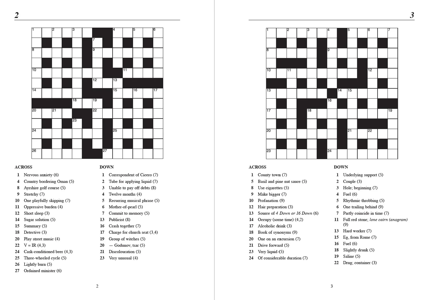 The Times Crosswords - The Times Bumper Book of Quick Crosswords Book 1: 300 world-famous crossword puzzles - Image 2