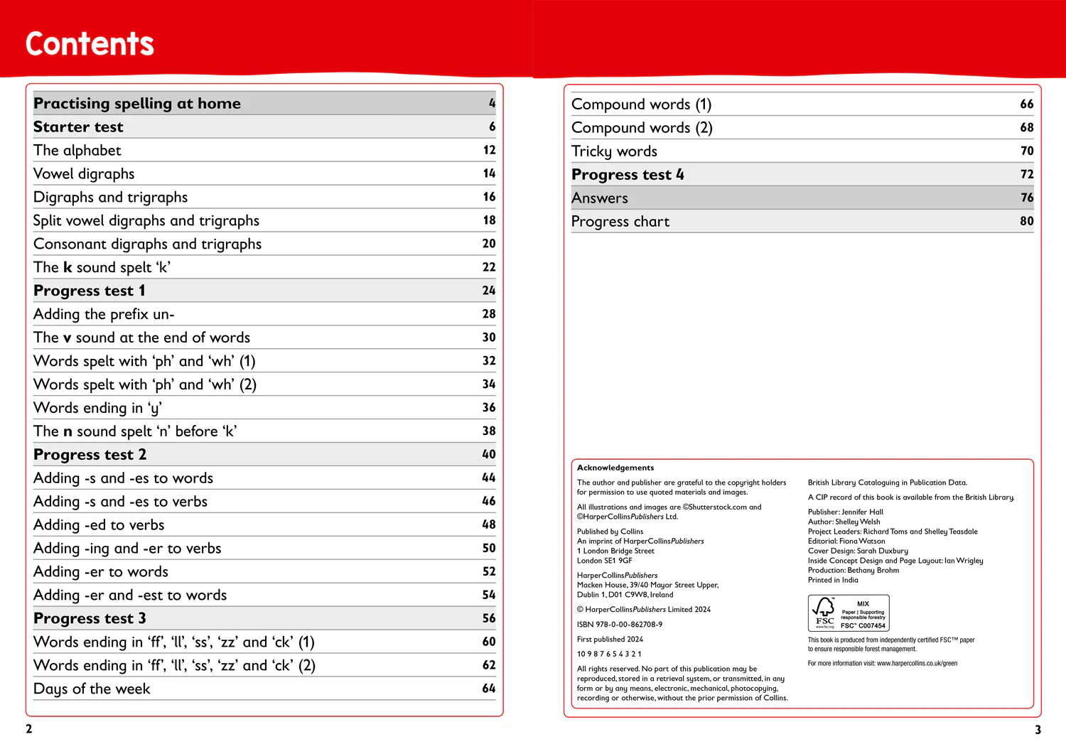 Collins KS1 Practice - Year 1 Spelling Targeted Practice Workbook: Ideal for use at home - Image 2