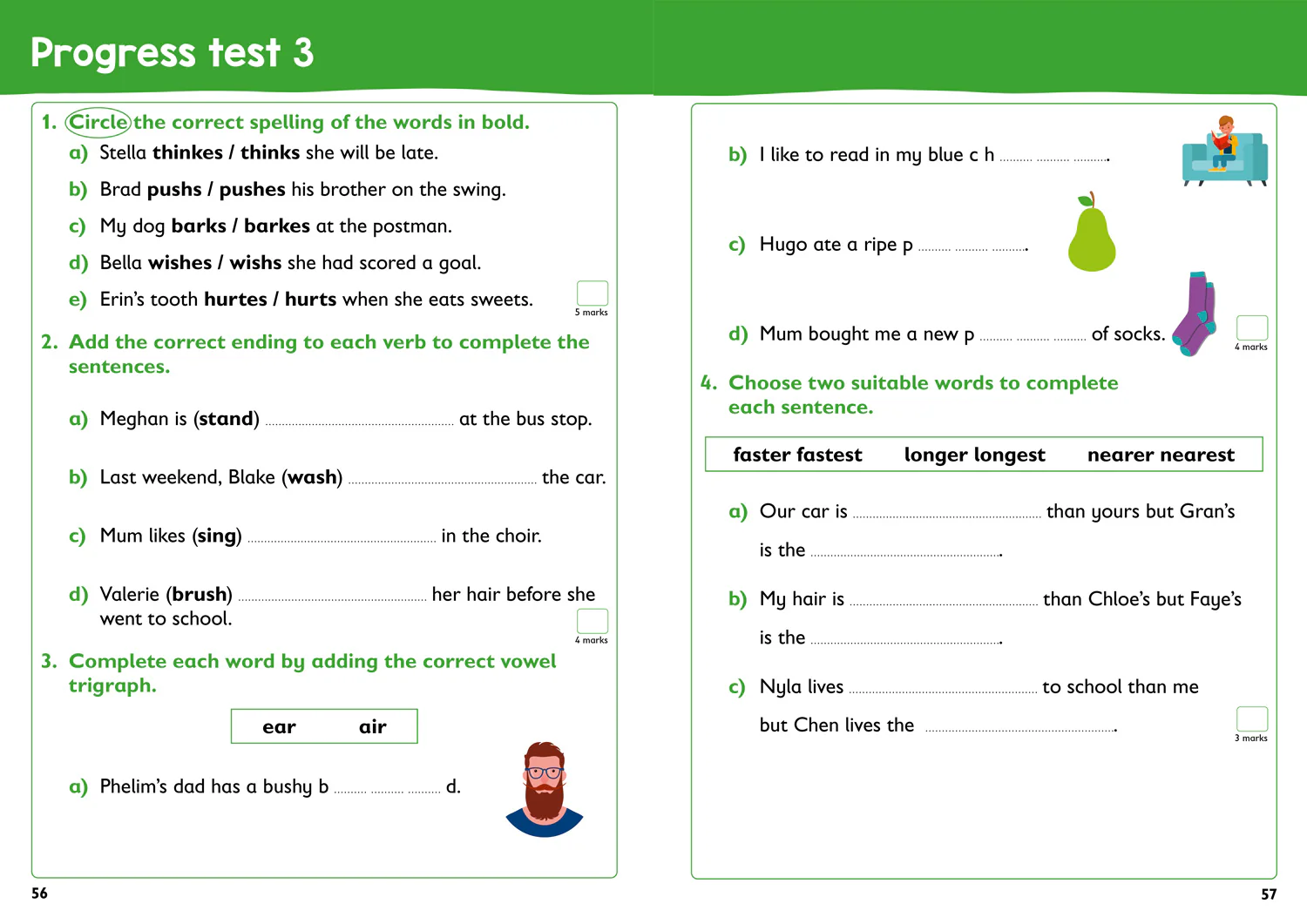Collins KS1 Practice - Year 1 Spelling Targeted Practice Workbook: Ideal for use at home - Image 4