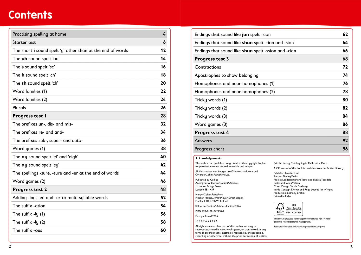 Collins KS2 Practice - Year 3 Spelling Targeted Practice Workbook: Ideal for use at home - Image 2