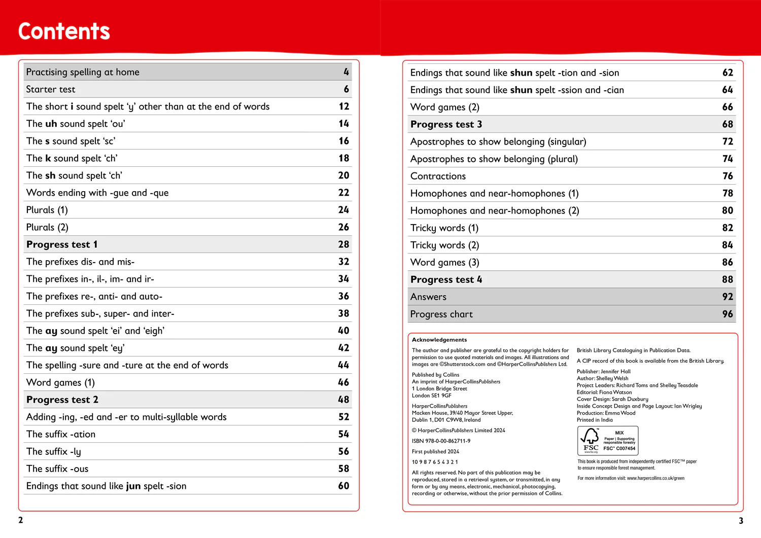 Collins KS2 Practice - Year 4 Spelling Targeted Practice Workbook: Ideal for use at home - Image 2