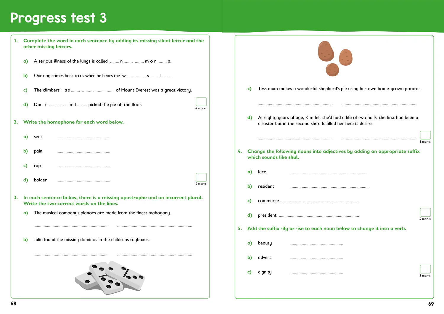 Collins KS2 Practice - Year 5 Spelling Targeted Practice Workbook: Ideal for use at home - Image 4