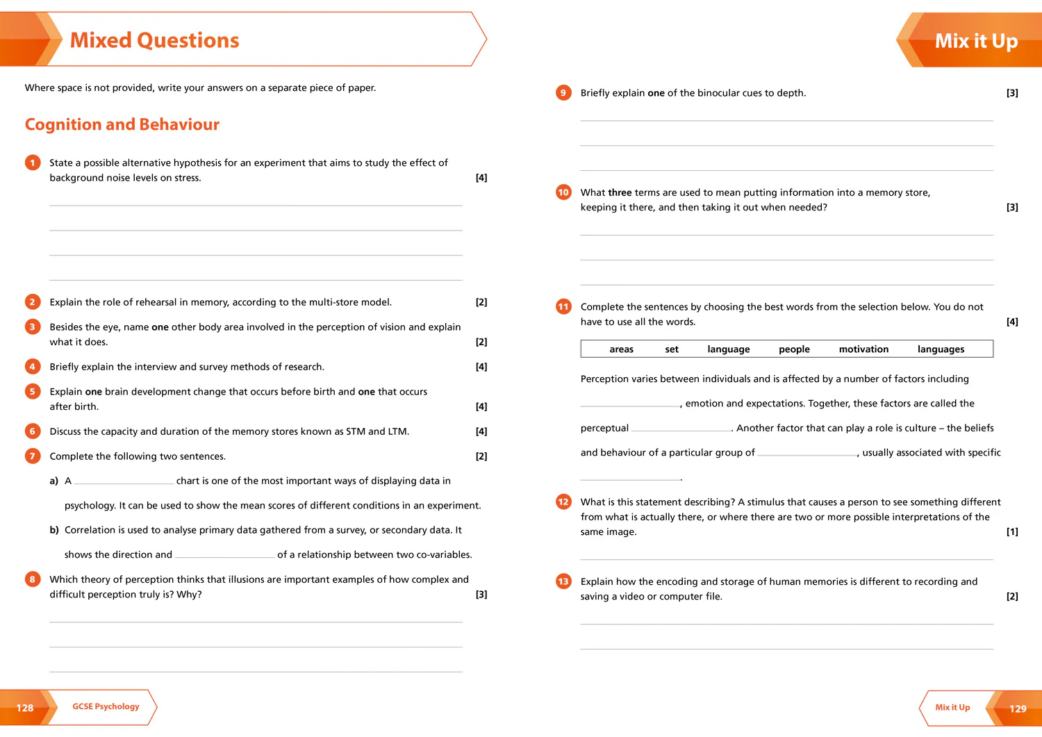 Collins GCSE Grade 9-1 Revision - AQA GCSE 9-1 Psychology Complete Revision and Practice: Ideal for the 2026 and 2027 exams includes online edition, quizzes and video solutions (Second edition) - Image 5