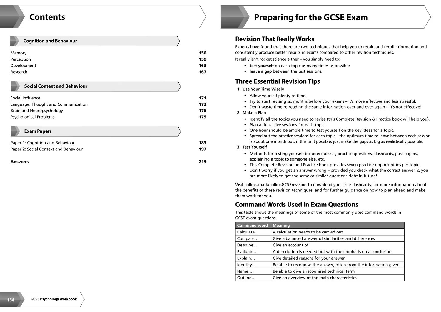 Collins GCSE Grade 9-1 Revision - AQA GCSE 9-1 Psychology Complete Revision and Practice: Ideal for the 2026 and 2027 exams includes online edition, quizzes and video solutions (Second edition) - Image 6