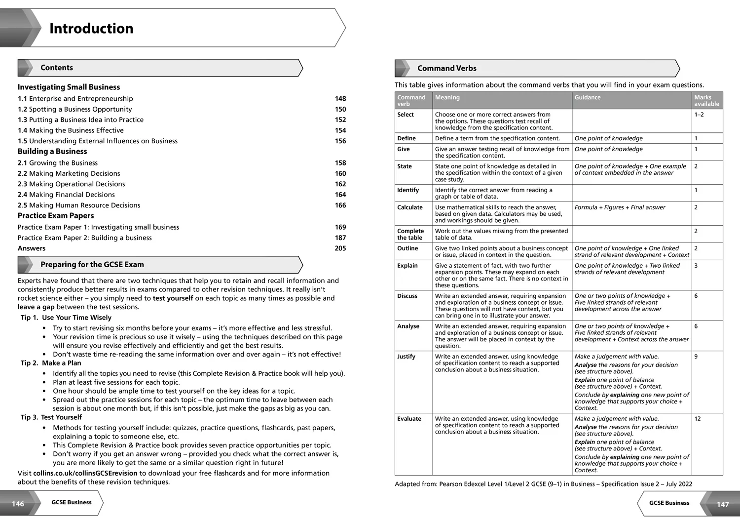 Collins GCSE Grade 9-1 Revision - Edexcel GCSE 9-1 Business Complete Revision and Practice: Ideal for the 2026 and 2027 exams includes online edition, quizzes and video solutions (Second edition) - Image 6