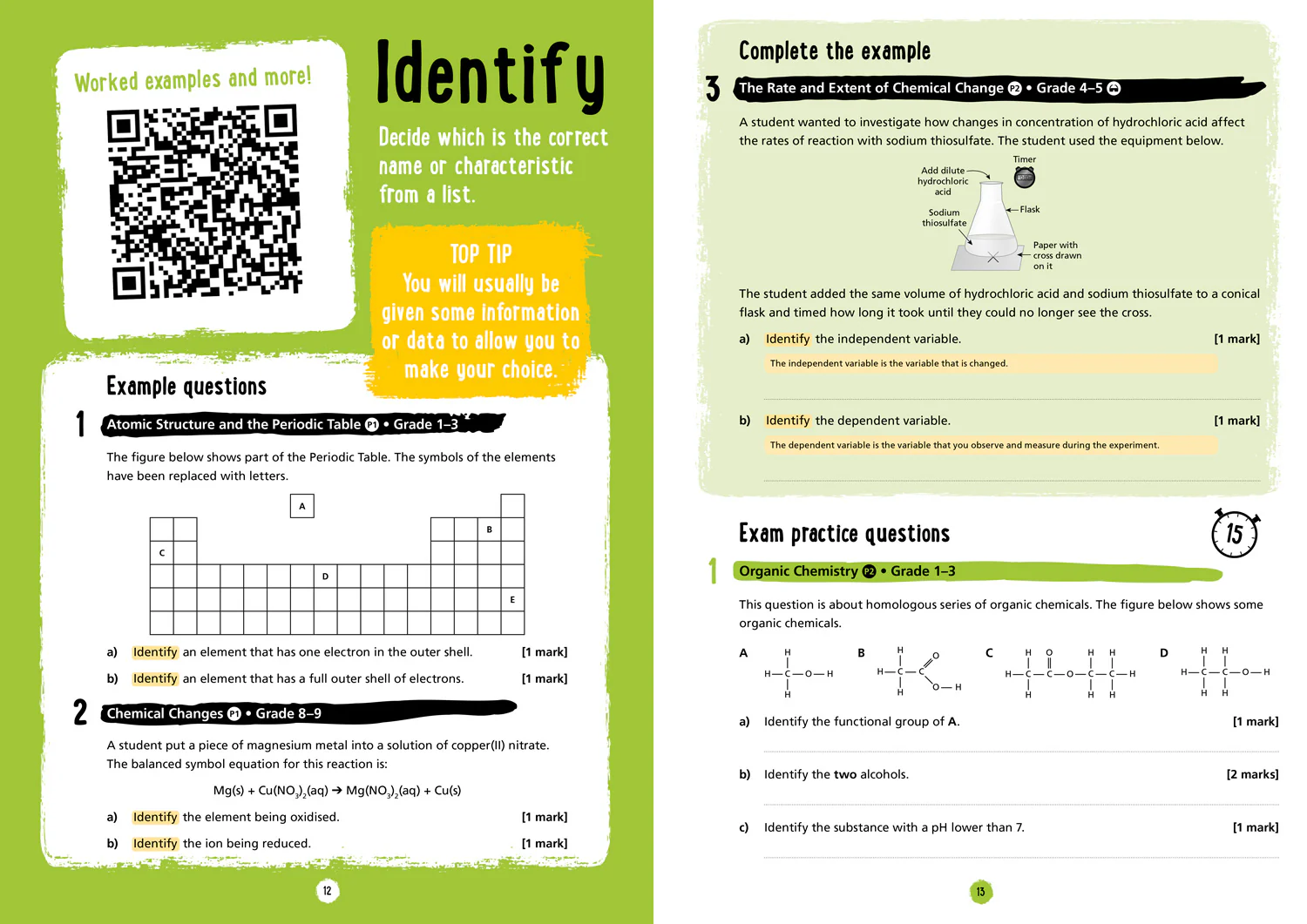 Collins GCSE Grade 9-1 Revision - AQA GCSE 9-1 Chemistry Exam Skills and Practice: Ideal for the 2026 and 2027 exams includes video support - Image 3