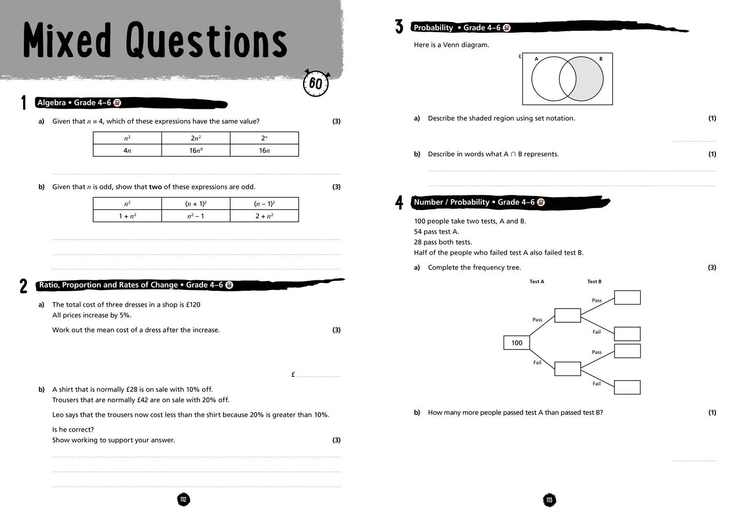 Collins GCSE Grade 9-1 Revision - Edexcel GCSE 9-1 Maths Higher Exam Skills and Practice: Ideal for the 2026 and 2027 exams includes video support - Image 5