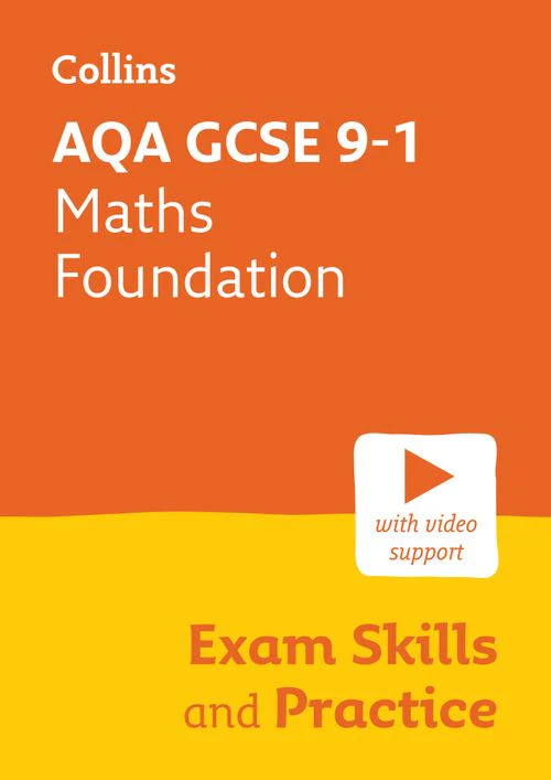 Collins GCSE Grade 9-1 Revision - AQA GCSE 9-1 Maths Foundation Exam Skills and Practice: Ideal for the 2026 and 2027 exams includes video support