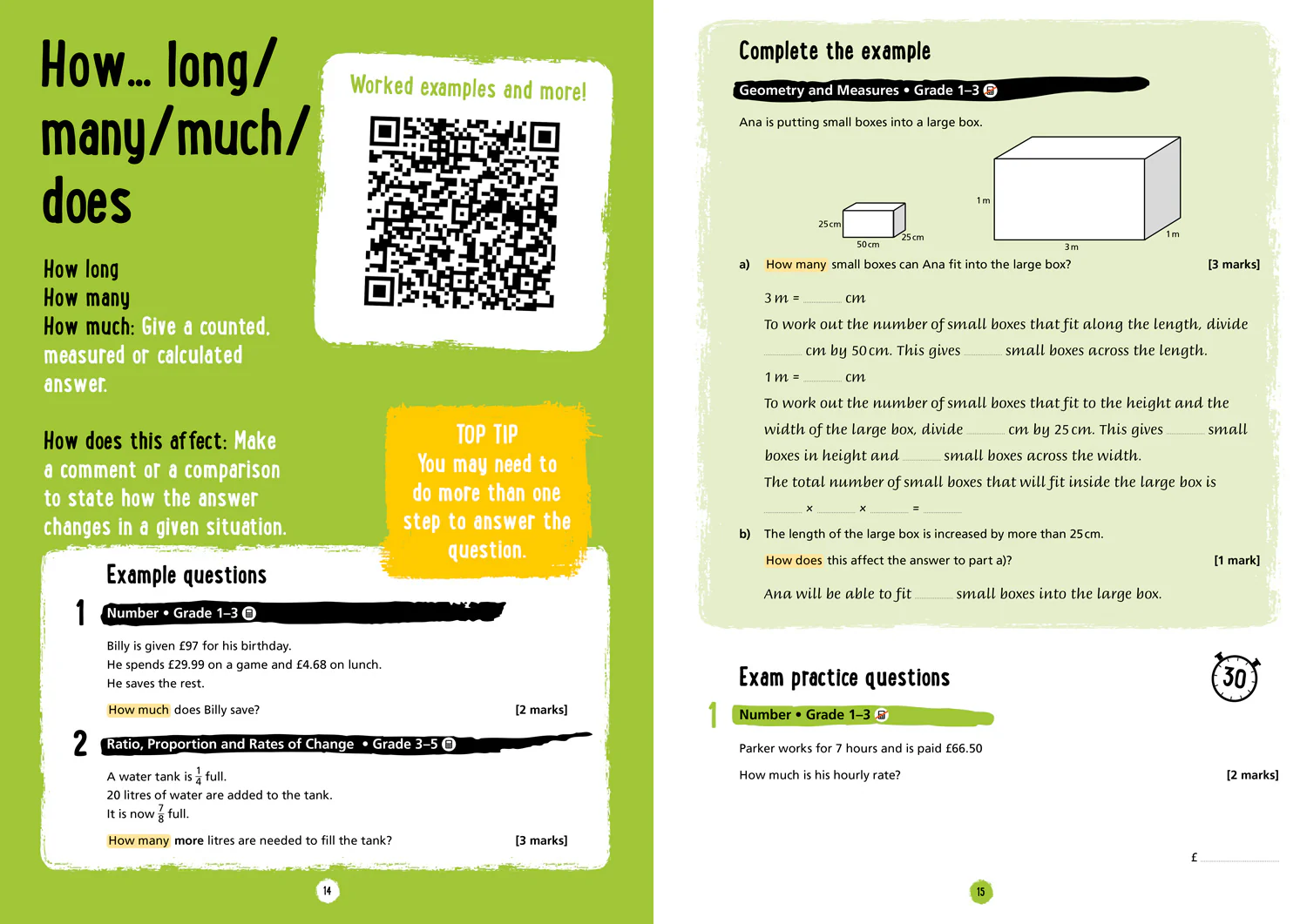 Collins GCSE Grade 9-1 Revision - AQA GCSE 9-1 Maths Foundation Exam Skills and Practice: Ideal for the 2026 and 2027 exams includes video support - Image 3
