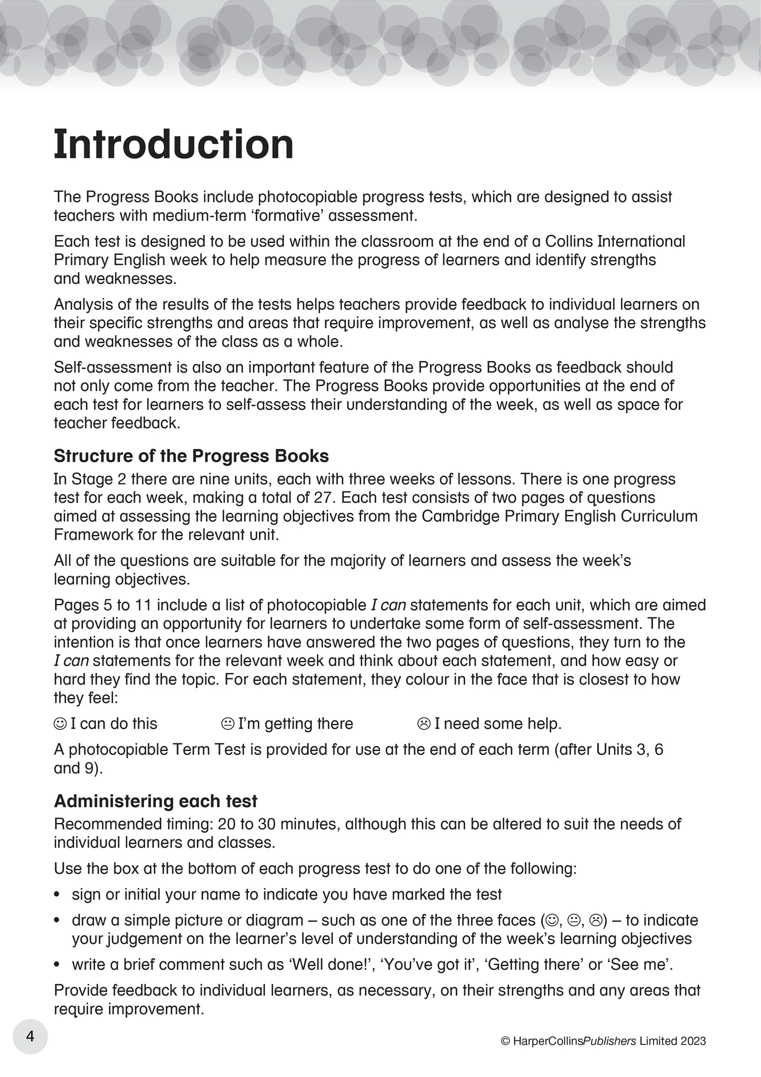 Collins International Primary English - International Primary English Progress Book Teacher Pack: Stage 2: (First edition)