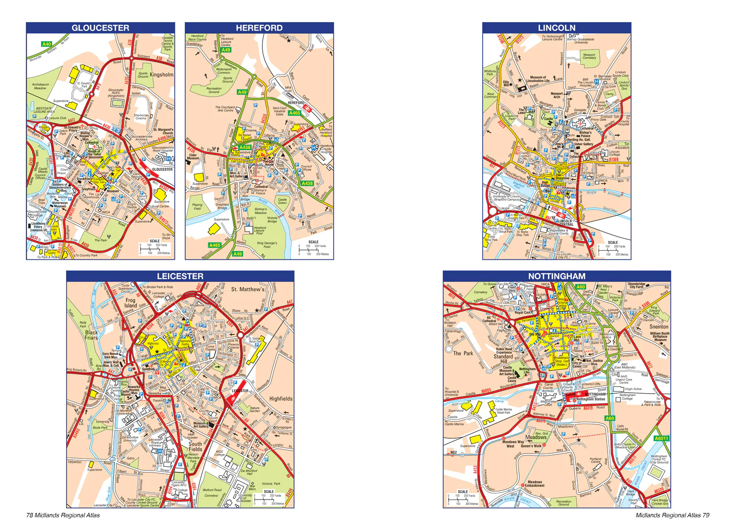 Midlands A-Z Road Atlas: (First edition) - Image 4