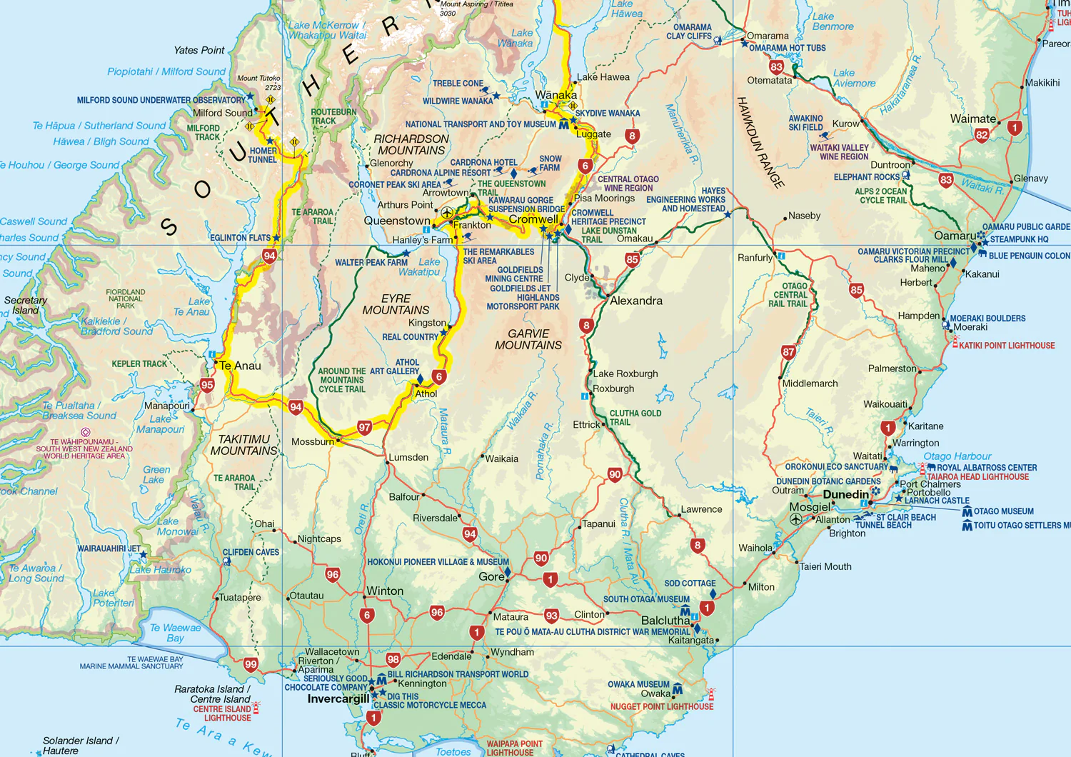 West Coast and Milford Sound Adventure Map: Plan your dream trip around New Zealand's South Island - Image 3