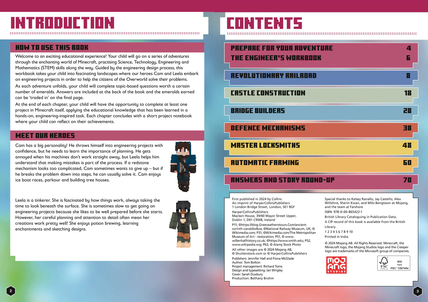 Minecraft Education - Minecraft STEM Engineering and Mechanics: Official Workbook - Image 2