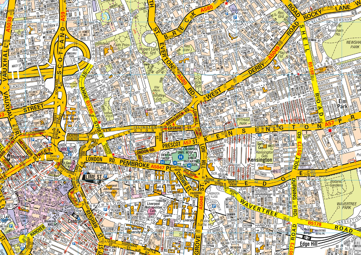 Liverpool A-Z Pocket Street Map: (Second edition)