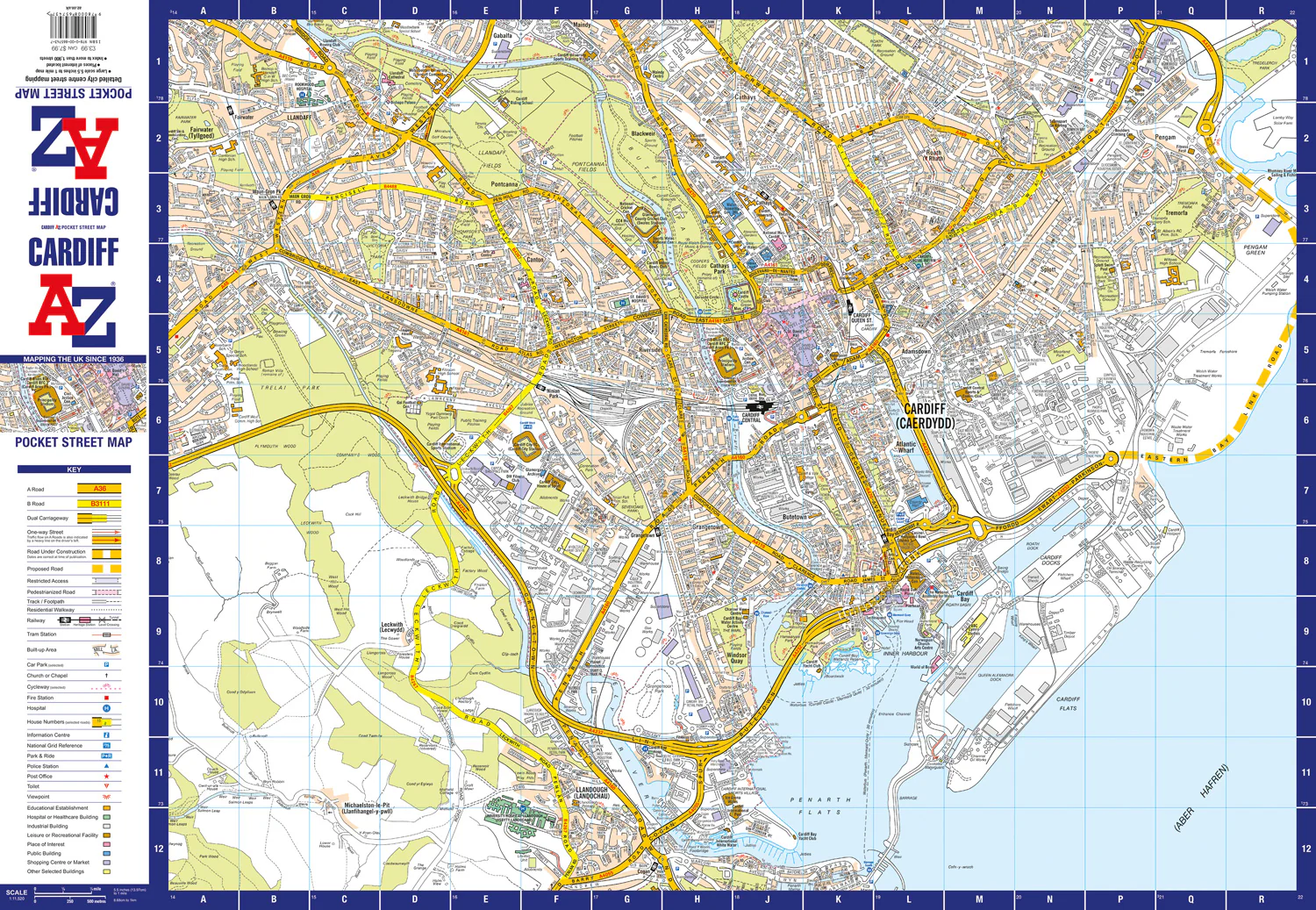 Cardiff A-Z Pocket Street Map: (Second edition)