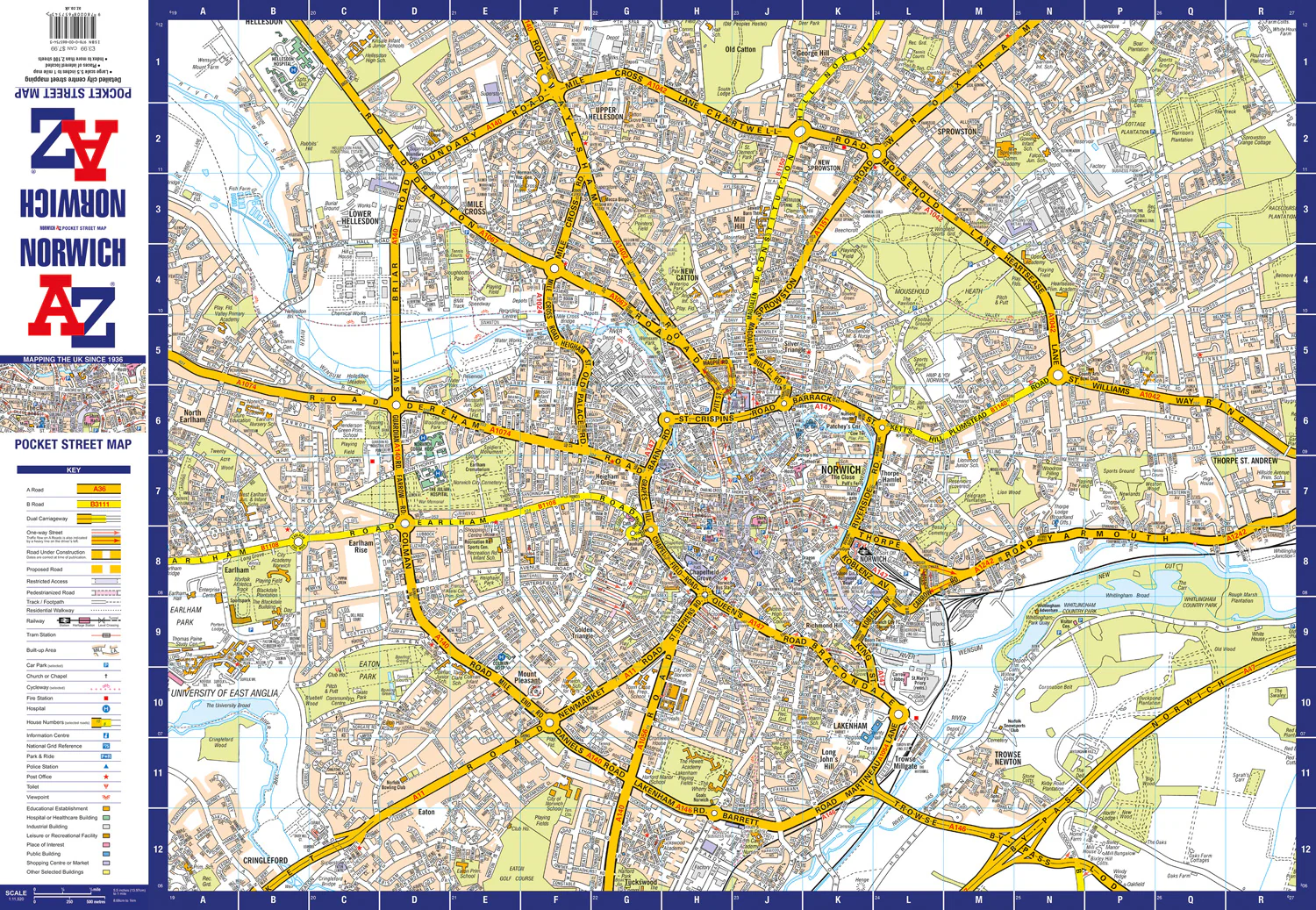 Norwich A-Z Pocket Street Map: Accurate street map for easy navigation (Second edition) - Image 2