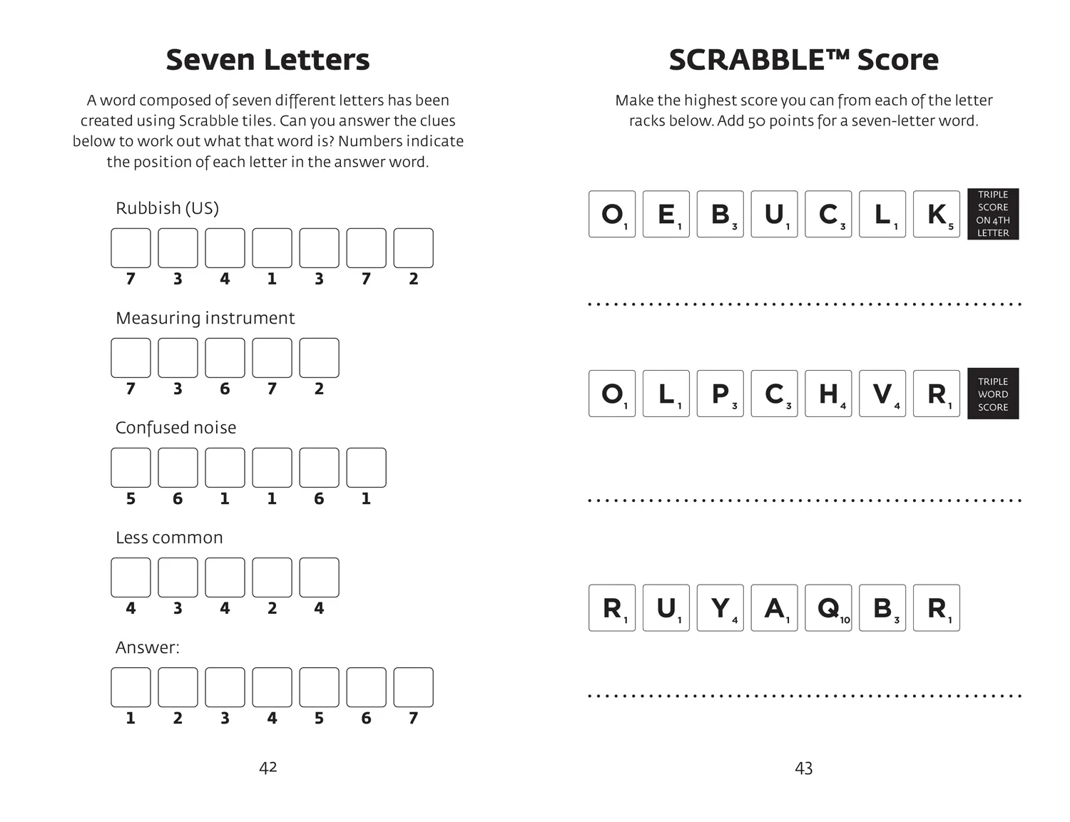 SCRABBLE™ Puzzles: Book 2 - Image 3