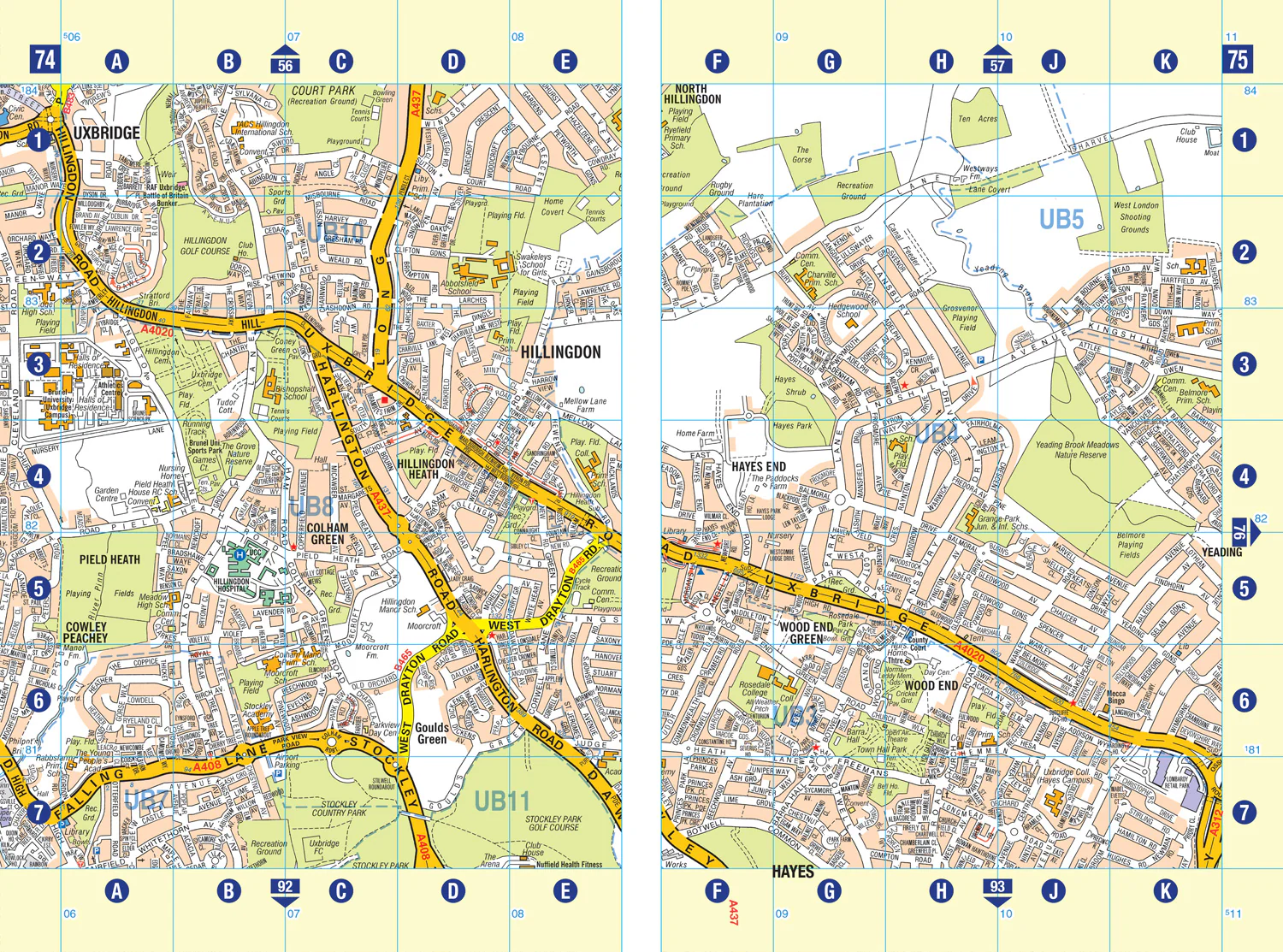 London A-Z Street Atlas: Detailed and accurate iconic street map of London - Image 3