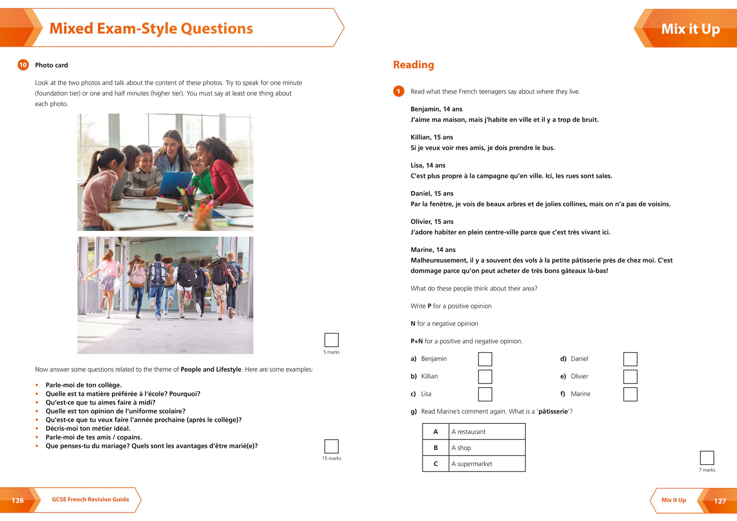 Collins GCSE Grade 9-1 Revision - AQA GCSE French Complete Revision and Practice: Ideal for the 2026 and 2027 exams includes online edition, quizzes and video solutions (Second edition) - Image 5