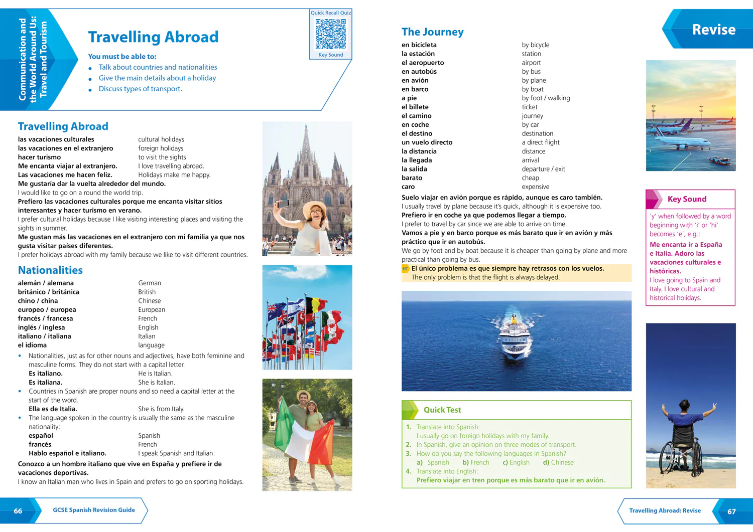 Collins GCSE Grade 9-1 Revision - AQA GCSE 9-1 Spanish Complete Revision and Practice: Ideal for the 2026 and 2027 exams includes online edition, quizzes and video solutions (Second edition) - Image 3
