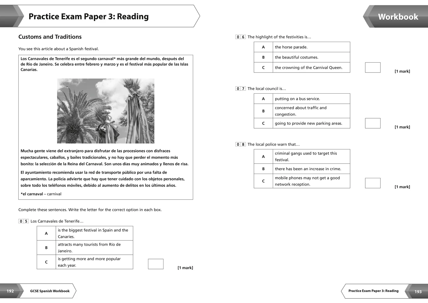 Collins GCSE Grade 9-1 Revision - AQA GCSE 9-1 Spanish Complete Revision and Practice: Ideal for the 2026 and 2027 exams includes online edition, quizzes and video solutions (Second edition) - Image 8