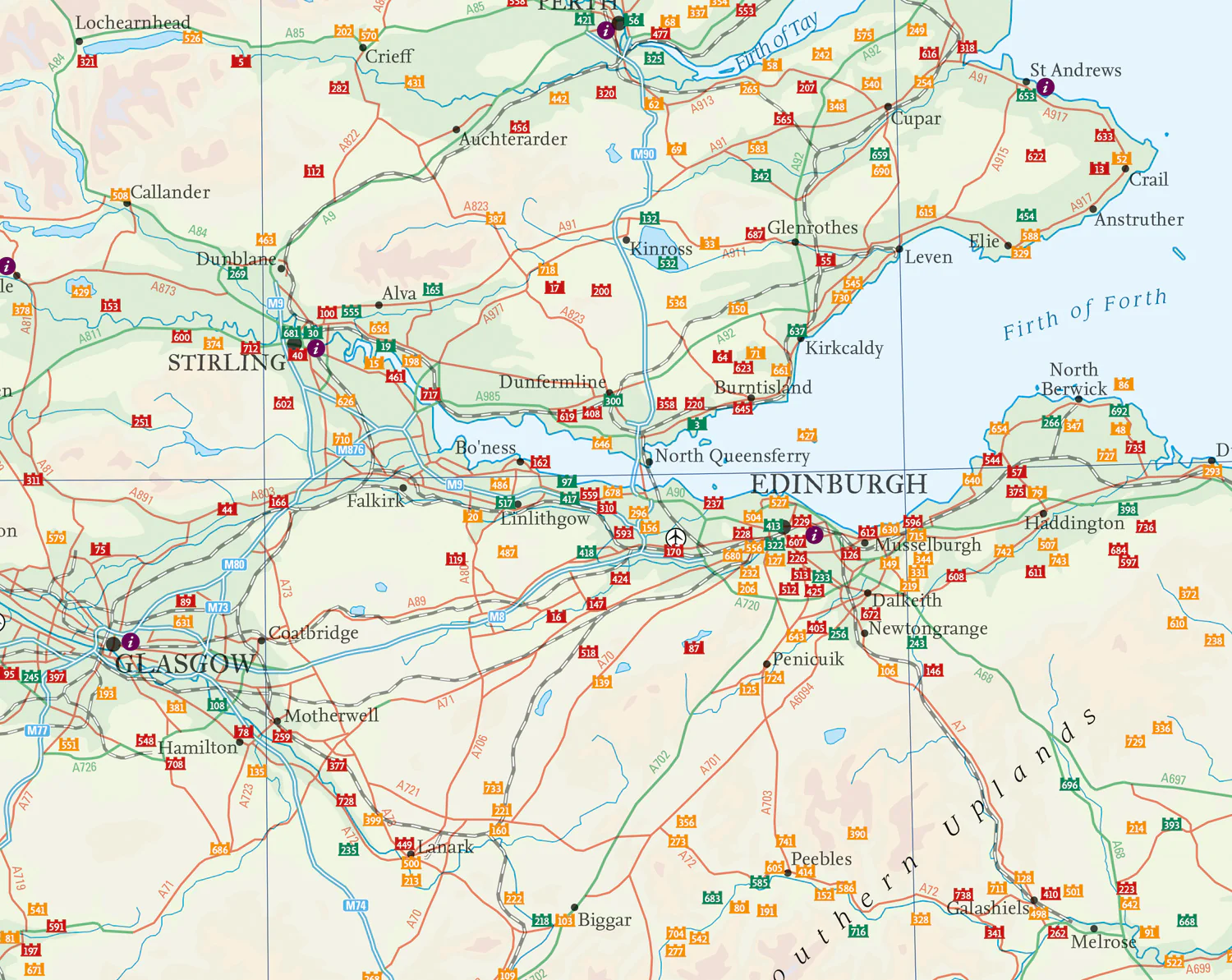 Collins Pictorial Maps - Castles Map of Scotland: Explore Scotland’s ancient monuments - Image 3