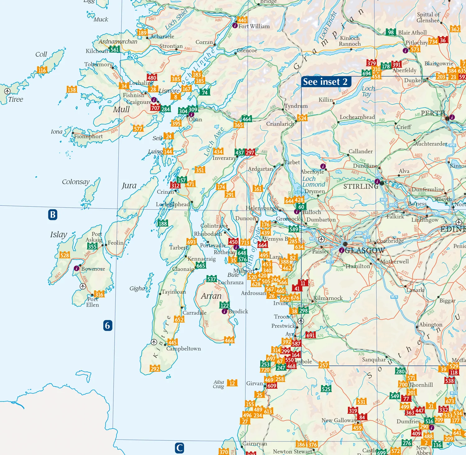 Collins Pictorial Maps - Castles Map of Scotland: Explore Scotland’s ancient monuments - Image 5