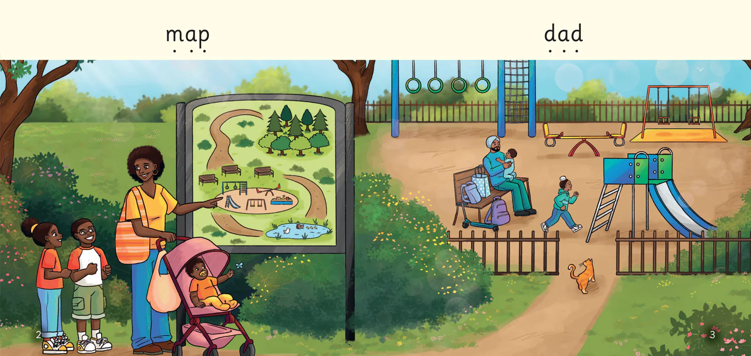 Big Cat Phonics for Little Wandle Letters and Sounds Revised - Tip Tip: Phase 2 Set 2 Blending practice - Image 2