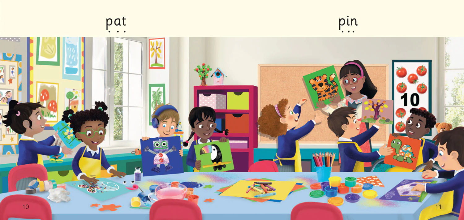 Big Cat Phonics for Little Wandle Letters and Sounds Revised - Tip it, Pat it: Phase 2 Set 2 Blending practice - Image 3