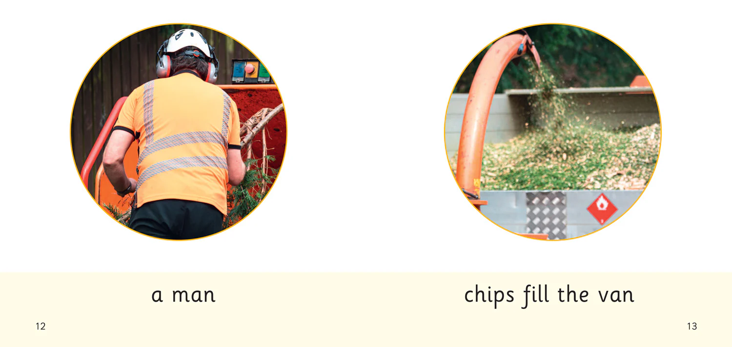 Big Cat Phonics for Little Wandle Letters and Sounds Revised - Chop and Chip: Phase 2 Set 5 Blending practice - Image 3