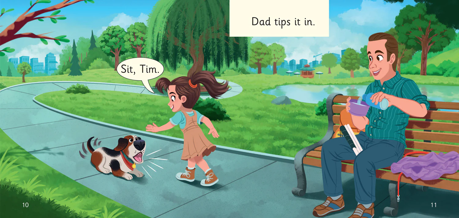 Big Cat Phonics for Little Wandle Letters and Sounds Revised - Sit Tim!: Phase 2 Set 2 - Image 4